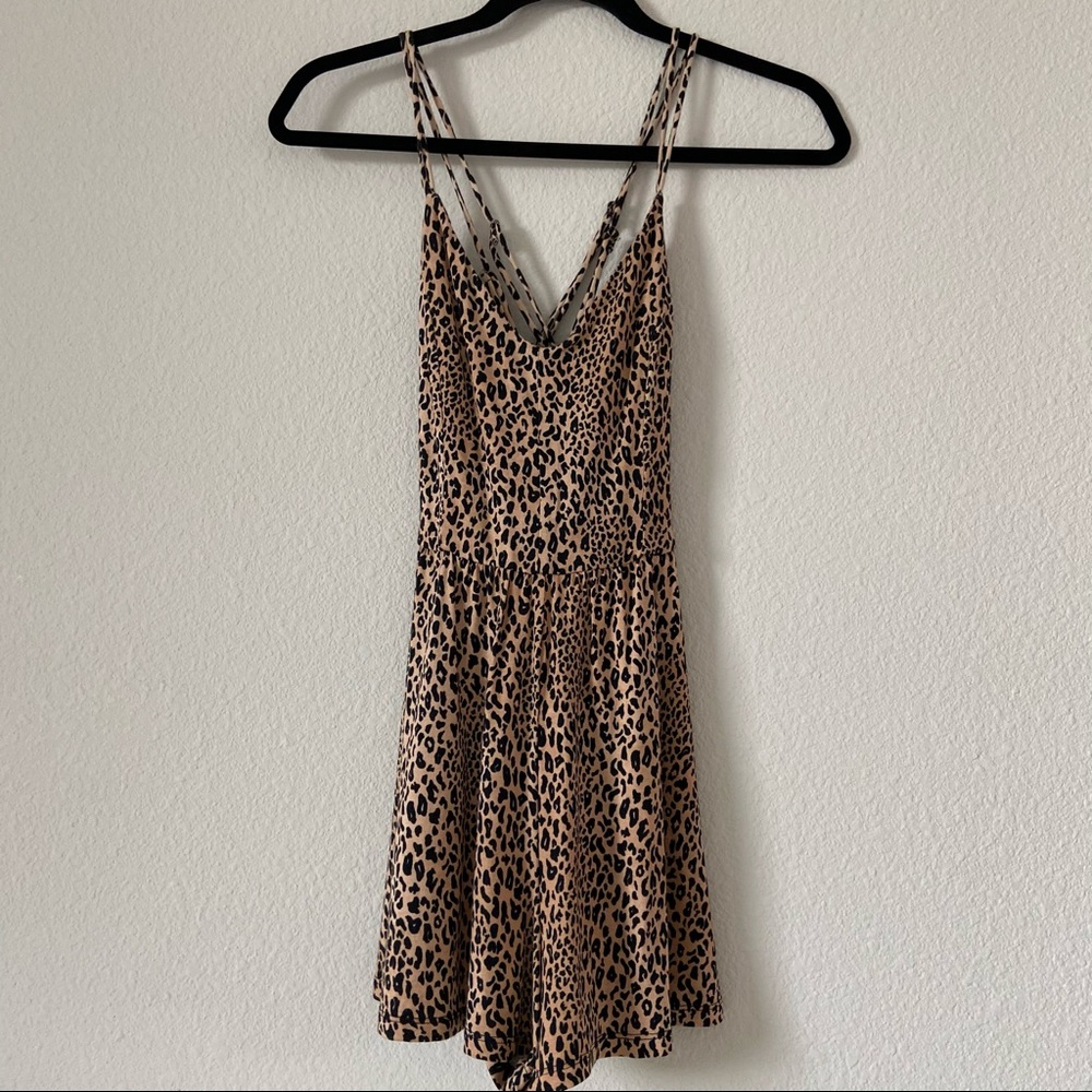 Cheetah romper